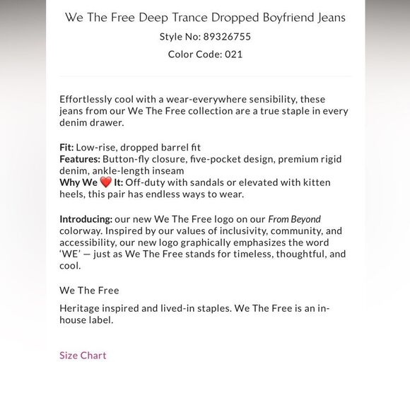 Free People We the Free Deep Trance Dropped Boyfriend Jeans - Picture 5 of 11